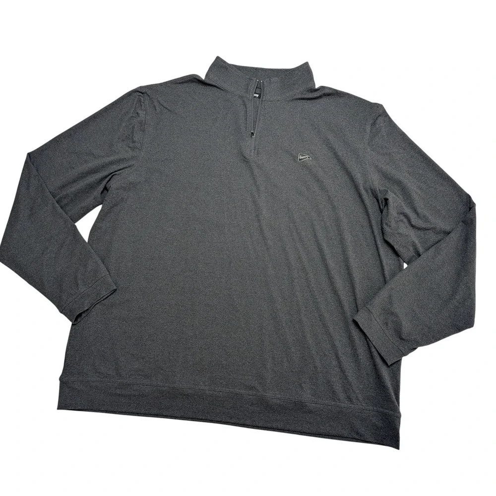 Breezy Gimme Quarter Zip Men's 4XL Dark Gray Golf Performance Bob Does Sports